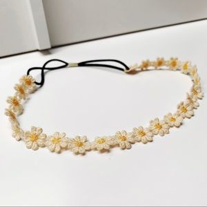 Yellow Dainty Flower Headband